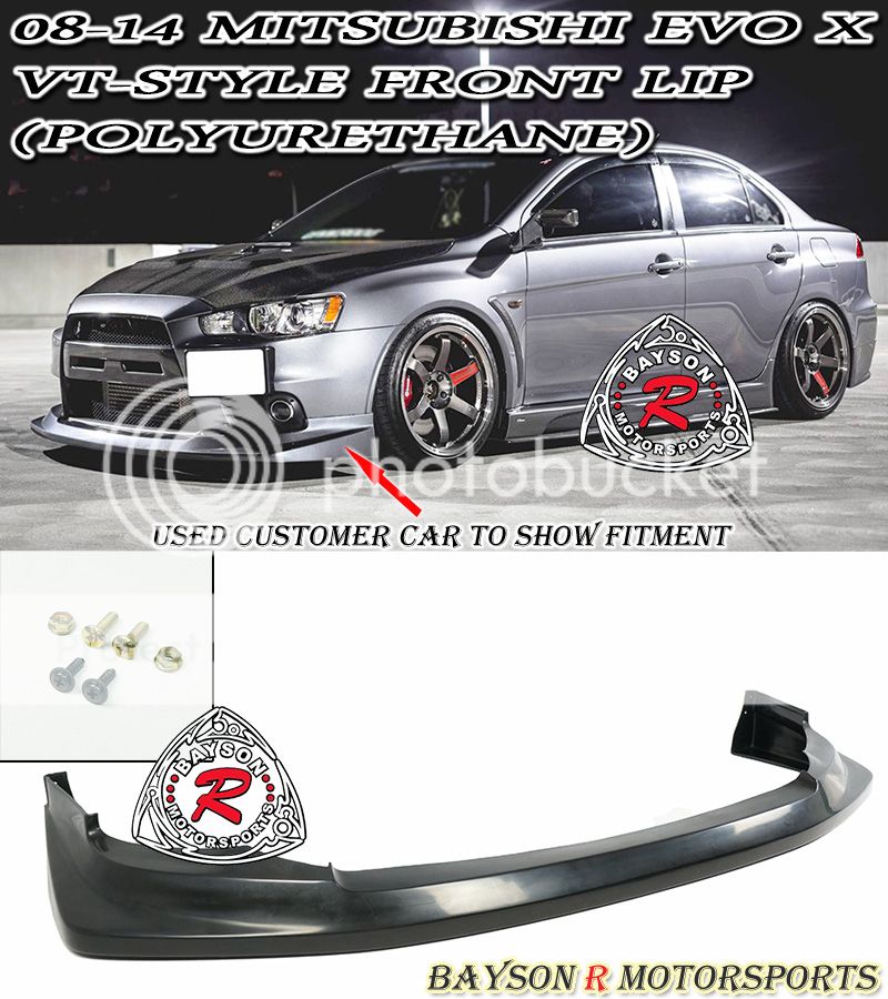 Car & Truck Exterior Parts Urethane Fits 0815 Mitsubishi EVO 10 Voltex